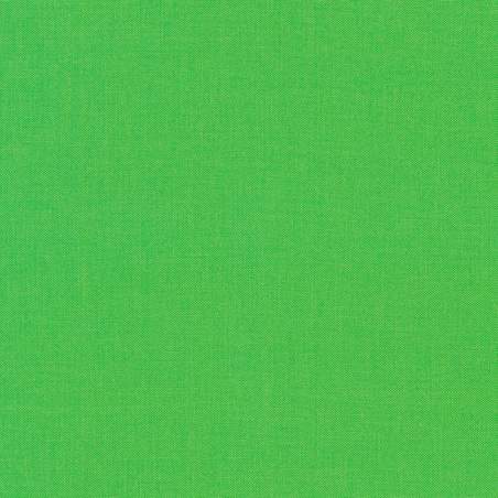 Kona Cotton Leprechaun, Tessuto Verde Tinta Unita - Robert Kaufman Robert Kaufman - 1