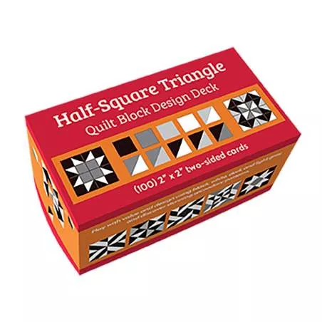 Half-Square Triangle Quilt Block Design Deck