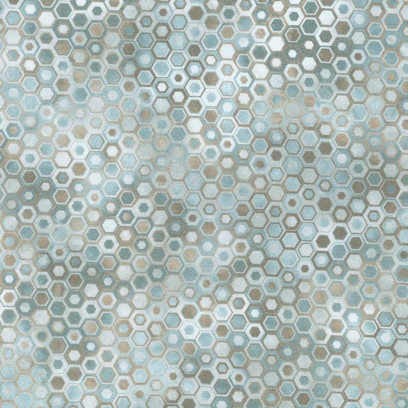 Phantasma Cobblestone, tessuto grigio Ciottoli - Robert Kaufman Robert Kaufman - 1