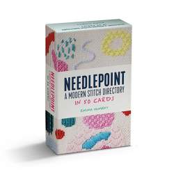Needlepoint - A modern stitch directory in 50 cards by Emma Homent