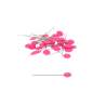 Bohin, Spilli Super Fini con Testa in Plastica Fucsia a Pastiglia per Patchwork e Quilting da 42 x 0,55 mm - 100pz