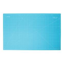 Piano di Taglio 36 x 24 pollici 92 x 60 cm, Turchese - Quilted Bear