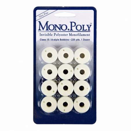 Filo Invisibile Sottilissimo, 12 Spoline da 200m - MonoPoly
