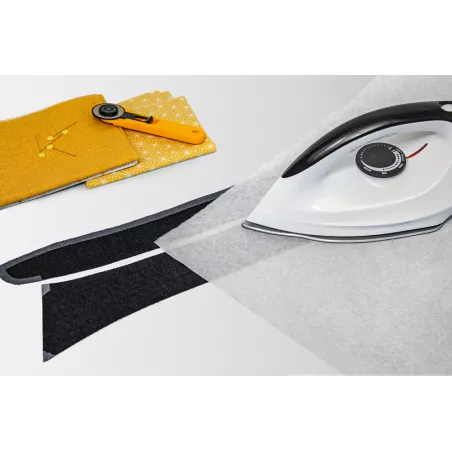 Panno Stiro Antilucido per proteggere i tessuti, 2 da 60 x 44 cm - Iron On Vlieseline