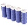 Set di 5 filati per cucire da 200m, Glicine 0735 - Ackermann Universal 120