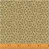 Windham Fabrics, Kindred Spirits collection - Tessuto Giallo Paglierino con rametti fioriti
