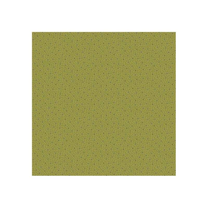 Andover, tessuto Patchwork Trinkets - Verde Oliva con piccoli disegni geometrici tono sul tono Andover Fabrics - 1