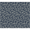Windham Fabrics, Richmond Collection, di Nancy Gere- Tessuto Blu Scuro con forme ovali in bianco