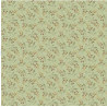 Andover Fabrics, Lily of the Valley Mint, Collezione Bed of Roses di Edyta Sitar - Tessuto Verde Menta con rametti fioriti