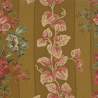 Moda Fabrics, Prints Cedars, Hope Chest collection di Laundry Basket Quilt- Tessuto Marrone con rose e foglie in colonna