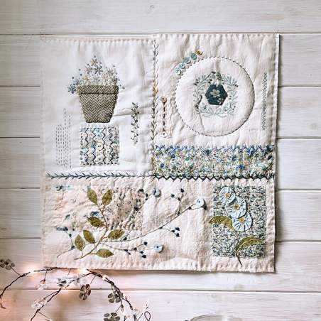 Ricamo Creativo di Roberta De Marchi, kit e istruzioni del 3 Quilting Days di Milano