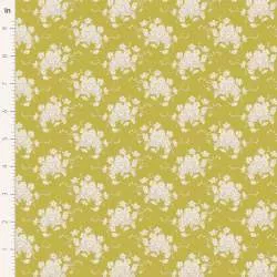 Tilda Sunday Brunch, White Flower Sour Yellow Tilda Fabrics - 1
