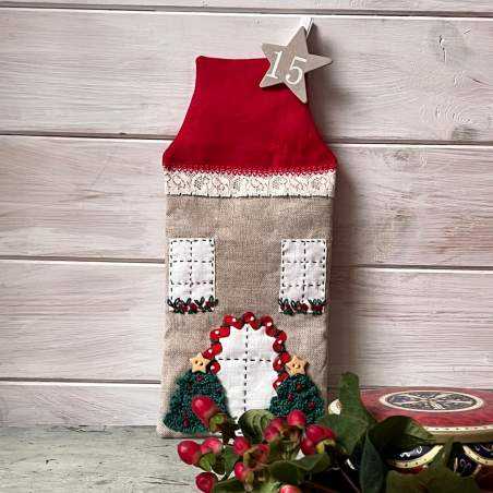 Casa 15 de Calendario de Adviento con Casitas, Patrón de costura PDF Roberta De Marchi - 1