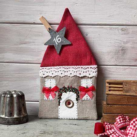 Casa 16 de Calendario de Adviento con Casitas, Patrón de costura PDF Roberta De Marchi - 1
