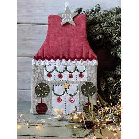 Casa 23 de Calendario de Adviento con Casitas, Patrón de costura PDF Roberta De Marchi - 1