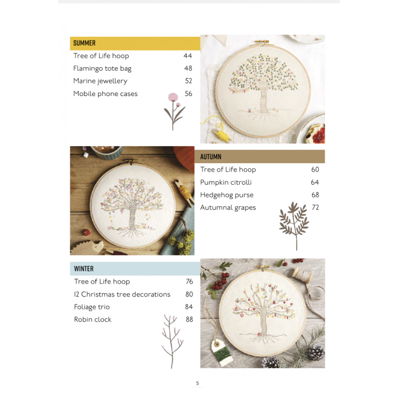 Blackwork Embroidery in Colour, A colourful modern twist on a traditional technique by Melanie Couffe Search Press - 3