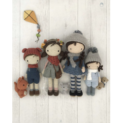 Lulu's Crochet Dolls - 8 adorable dolls and accessories to crochet, by Lulu Compotine Search Press - 6