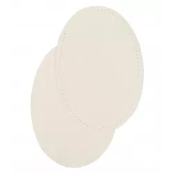 Bohin, Toppe Termoadesive Ovali Scamosciate 9,5 x 14 cm, Avorio Bohin - 1