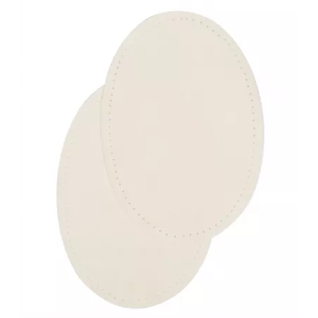 Bohin, Toppe Termoadesive Ovali Scamosciate 9,5 x 14 cm, Avorio Bohin - 1