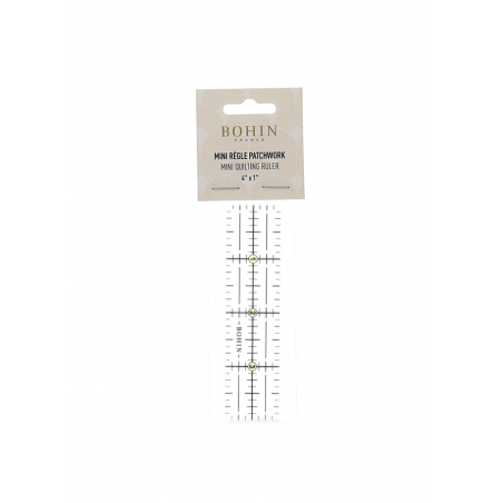 Bohin, Mini Righello Patchwork 4" x 1" Bohin - 1