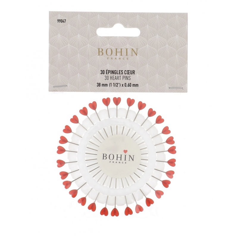 copy of Bohin, Spilli Super Fini con Testa in Plastica Rotonda Rosa per Patchwork e Quilting da 36 x 0,55 mm - 150pz Bohin - 2 copy of Bohin, Spilli Super Fini con Testa in Plastica Rotonda Rosa per Patchwork e Quilting da 36 x 0,55 mm - 150pz Bohin - 2