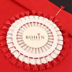 copy of Bohin, Spilli Super Fini con Testa in Plastica Rotonda Rosa per Patchwork e Quilting da 36 x 0,55 mm - 150pz Bohin - 3