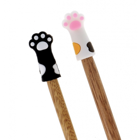 Bohin, Protezioni per punte di ferri da maglia a forma di zampa di gatto - Colori assortiti - Confezione da 4 Bohin - 1