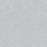 Tessuto per Retro Grigio con motivo a onde di piccoli semi panna - Twist Wide Smoke Wilmington Prints - 1