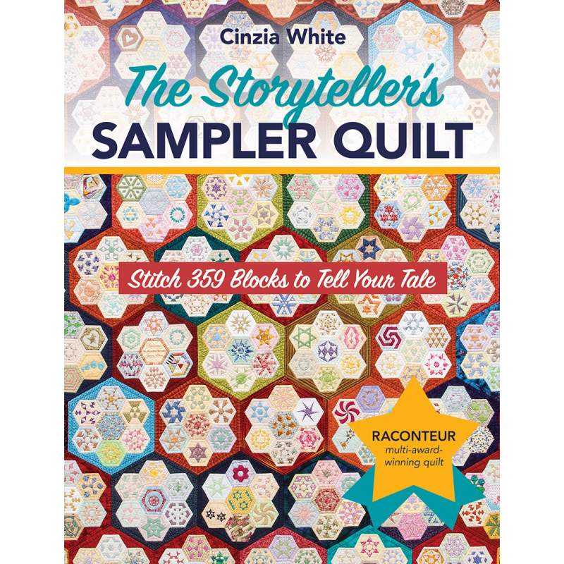 The Storyteller's Sampler Quilt - Stitch 359 Blocks to Tell Your Tale, di Cinzia White Search Press - 1