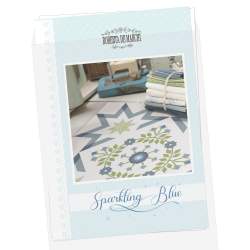 Sparkling Blue blocco 3 - Mystery Quilt 2025 - Cartamodello Stampato Roberta De Marchi - 1
