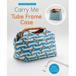 Cartamodello Borsina Porta Tutto con Chiusura-Telaio tubolare a scatto da 20 cm - Carry Me Tube Frame Case Zakka Workshop - 1