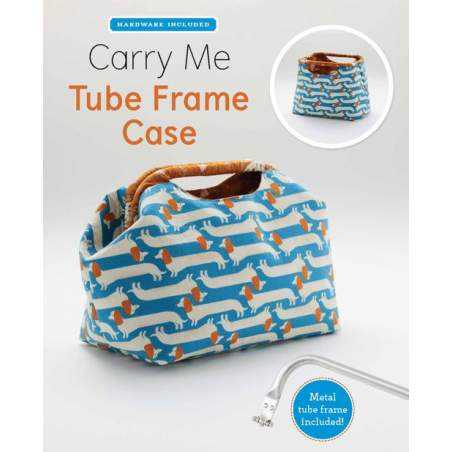 Cartamodello Borsina Porta Tutto con Chiusura-Telaio tubolare a scatto da 20 cm - Carry Me Tube Frame Case Zakka Workshop - 1
