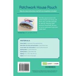 Patchwork House Pouch - Pochette Casa Patchhwork Zakka Workshop - 2