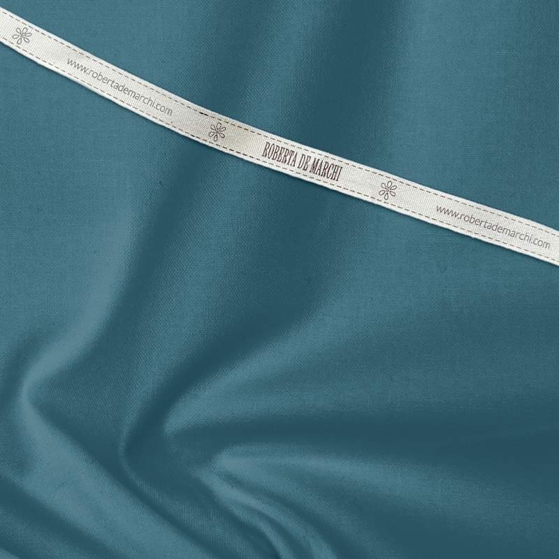 Kona Cotton Teal Blue, Tessuto Ciano scuro Tinta Unita - Robert Kaufman Robert Kaufman - 1