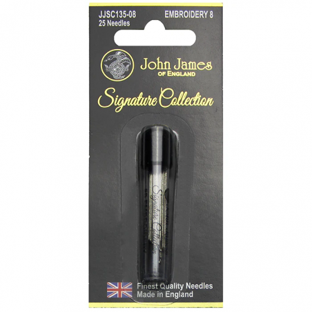 Aghi Embroidery per Ricamare a Mano n8 - 25 aghi John James Signature Collection John James of England - 1
