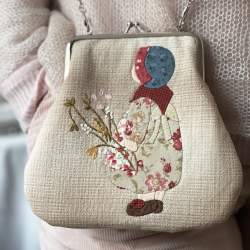 Pochette Giapponese con Chiusura Clutch e Tracolla - Kit con Tessuti Giapponesi Roberta De Marchi - 2
