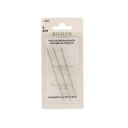 Aghi per Trapunto Boutis - 3 Aghi da 90 mm x 1,06mm Bohin - 1