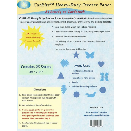 25 Fogli di Carta Freezer Paper in cartoncino - CutRite Heavy Duty Roberta De Marchi - 1