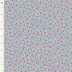 Tilda Wallflower Bellflower Blue, Tessuto Blu Campanule Tilda Fabrics - 2