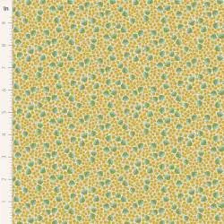 Tilda Wallflower Bellflower Flaxen, Tessuto Beige Lino Campanule Tilda Fabrics - 2