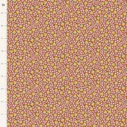 Tilda Wallflower Bellflower Mulberry, Tessuto Viola Gelso Campanule Tilda Fabrics - 2