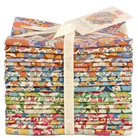 Tilda Wallflower Bundle Grande, 20 Fat Quarter da 50 x 55 cm Collezione Base Tilda Fabrics - 1