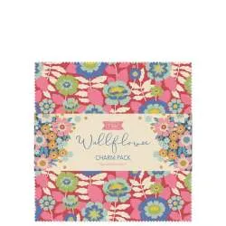 Tilda Wallflower Charm Pack, 40 Quadrati da 5 x 5 pollici Collezione Base Tilda Fabrics - 1
