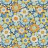 Tilda Wallflower Lauren Blue, Tessuto Blu Muro di Fiori Tilda Fabrics - 1
