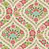 Tilda Wallflower Bianca Green, Tessuto Verde Giardino di fiori Tilda Fabrics - 1