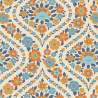 Tilda Wallflower Bianca Blue, Tessuto Blu Giardino di fiori Tilda Fabrics - 1
