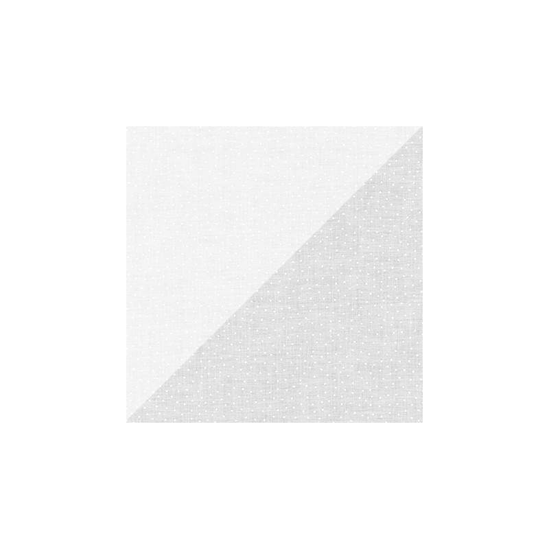 Mini Madness Collection, tessuto bianco tono su tono con piccoli pois - Robert Kaufman Robert Kaufman - 1