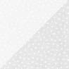 Mini Madness Collection, tessuto bianco tono su tono con piccoli triangoli - Robert Kaufman