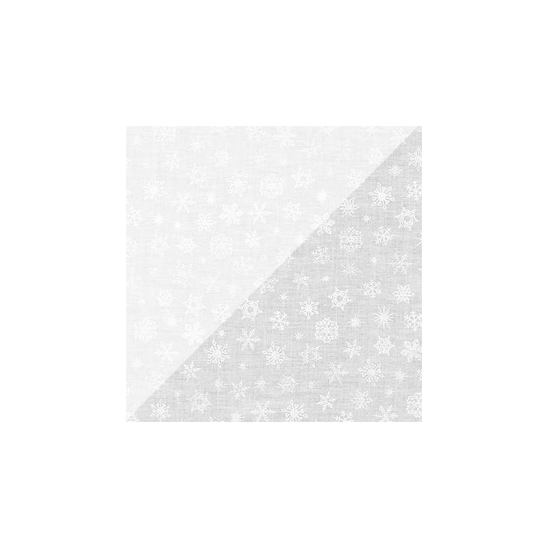 Mini Madness Collection, tessuto bianco tono su tono con fiocchi di neve - Robert Kaufman Robert Kaufman - 1 Mini Madness Collection, tessuto bianco tono su tono con fiocchi di neve - Robert Kaufman Robert Kaufman - 1