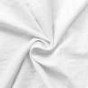 Tessuto di puro Lino prelavato colore bianco, alto 130 cm Stim Italia srl - 1